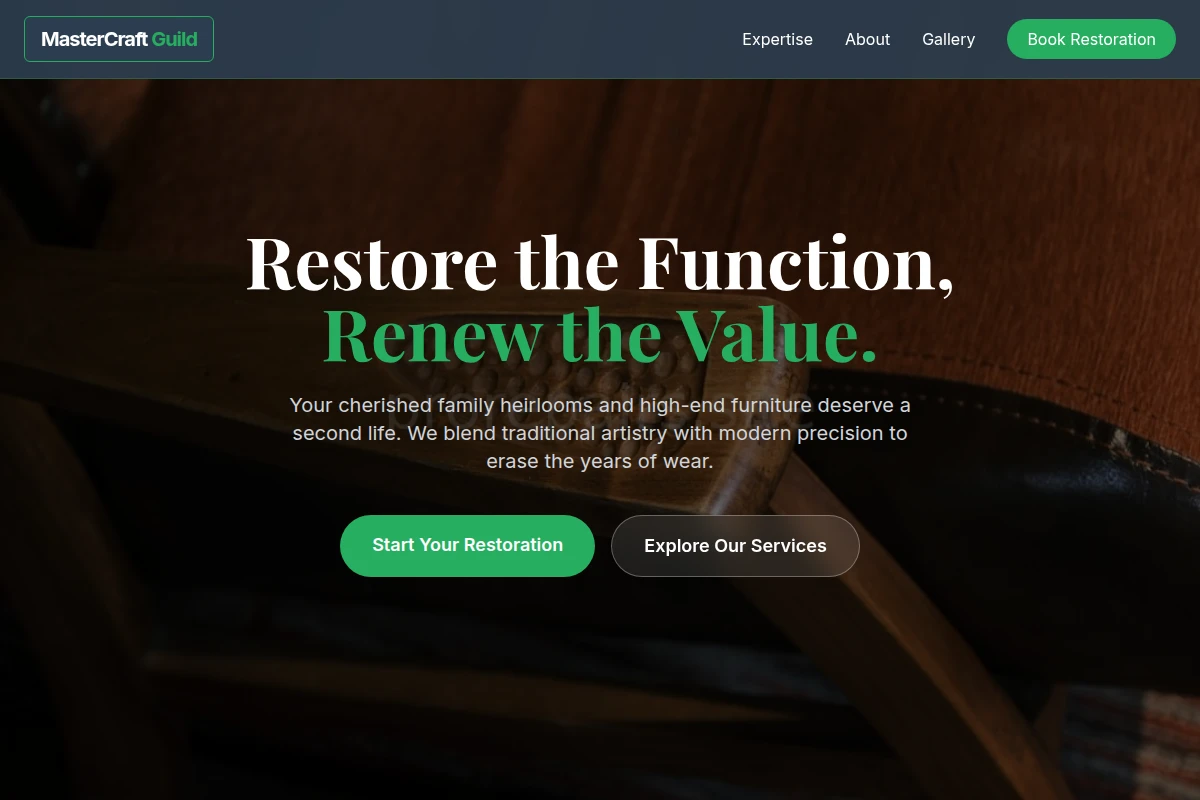 Drill Furniture Repair
