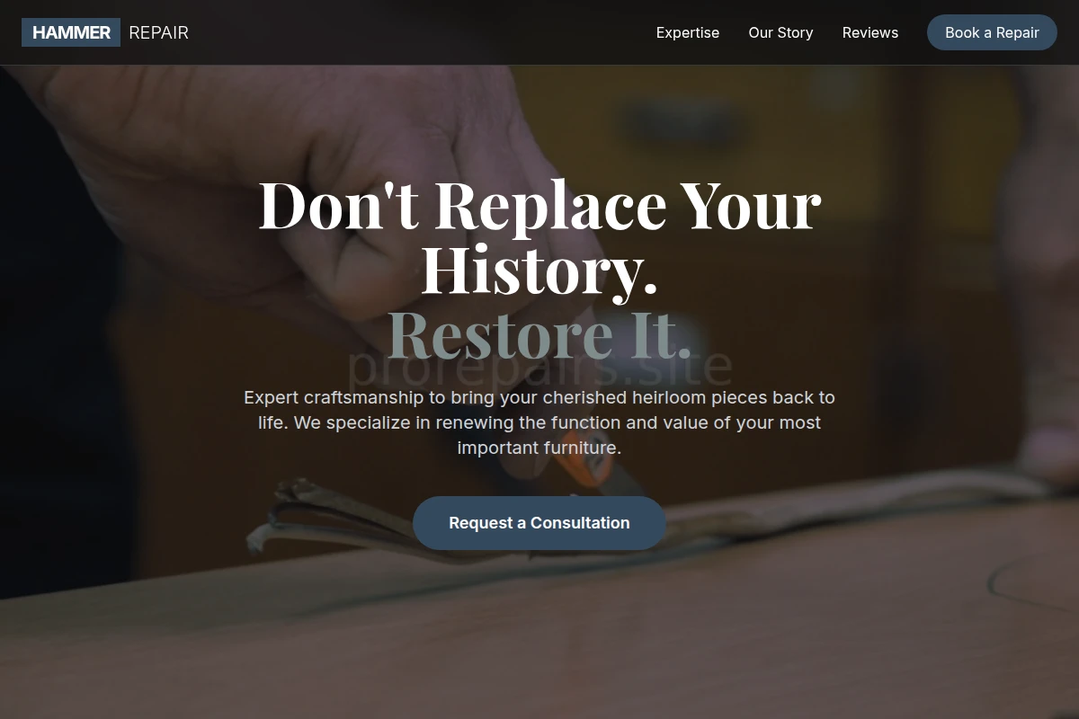 Hammer Furniture Repair