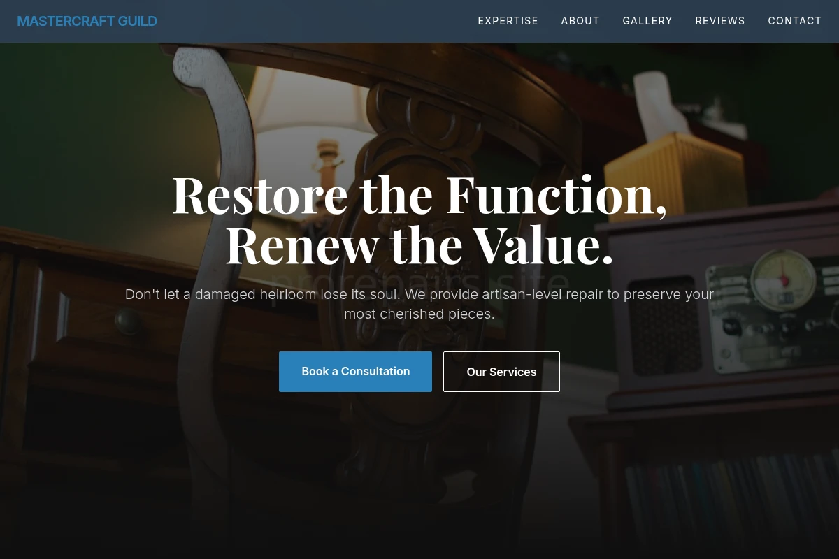 Chrome Furniture Repair