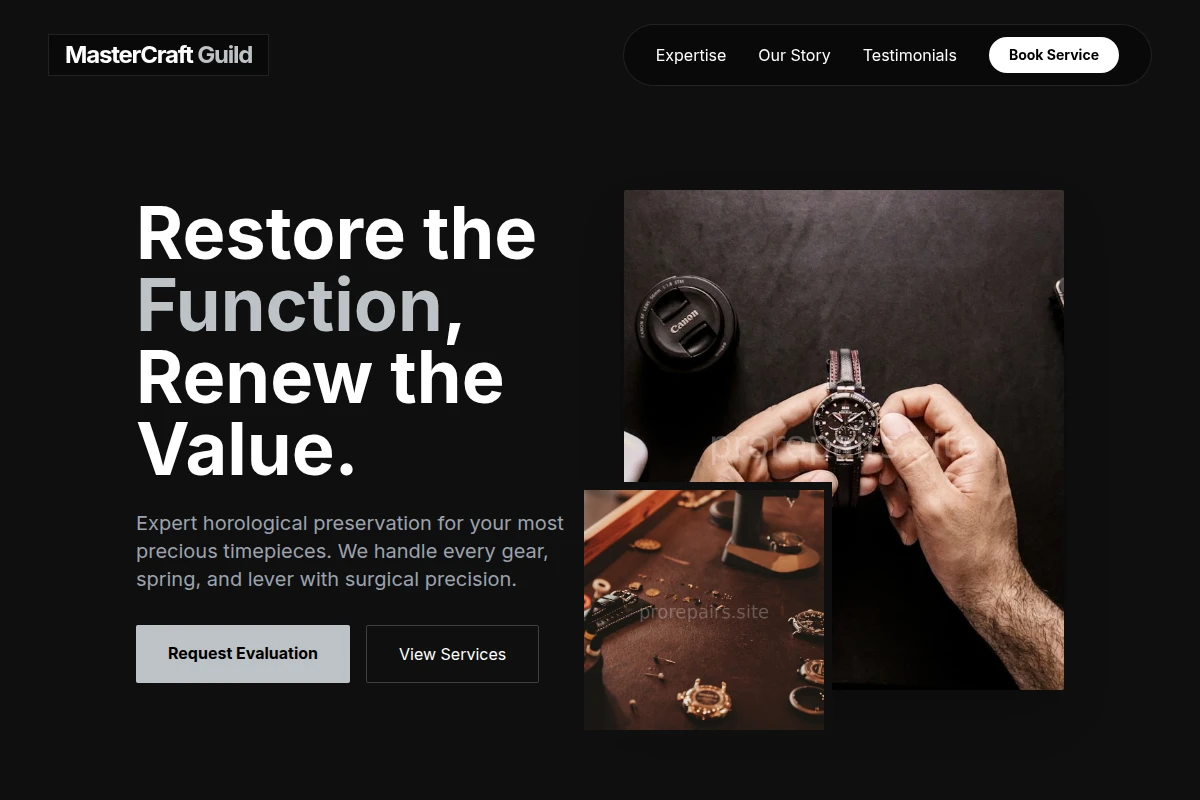 Pliers Watch Repair